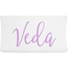 Sugar + Maple Personalized Changing Pad Cover | Centered Name