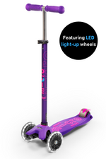 Micro Kickboard-Maxi LED Deluxe Ages 5-12