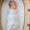 Copper Pearl Knit Swaddle Blanket | Marble