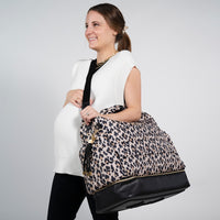 Itzy Ritzy Dream Weekender Leopard Diaper Bag