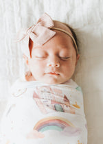 Copper Pearl Knit Swaddle Blanket | Enchanted