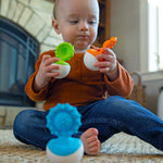 Fat Brain Toys Dimpl Wobl Blue