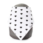 Baby Bandana Bibs - Blush - Copper Pearl - 9