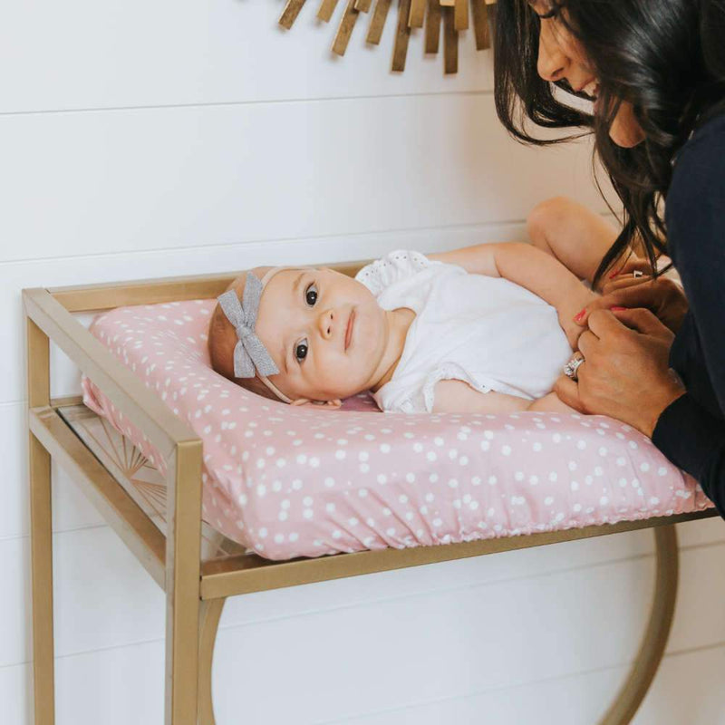 Copper Pearl Premium Knit Diaper Changing Pad Cover | Lucy