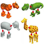Popular Playthings Magnetic Mix Or Match Jungle