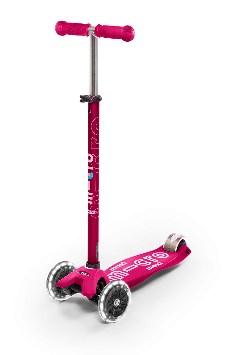 Micro Kickboard-Maxi LED Deluxe Ages 5-12
