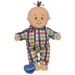 Manhattan Toy Wee Baby Fella Peach with Brown Hair